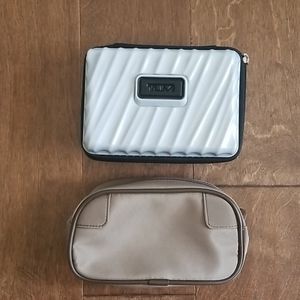 TUMI 2 Small Cosmetic/Travel case Delta Airlines